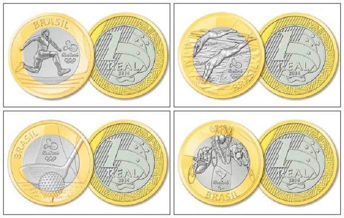 Moedas comemorativas 2016 (Foto: Divulgação/Brasil 2016)