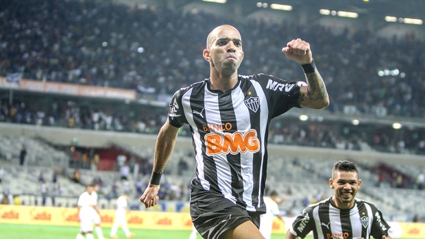 diego Tardelli comemora gol do Atlético-mg contra o Cruzeiro (Foto: Bruno Cantini / Flickr do Atlético-MG)