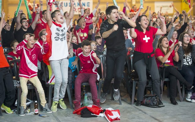 tenis torcida suiça lausanne copa davis final (Foto: EFE)