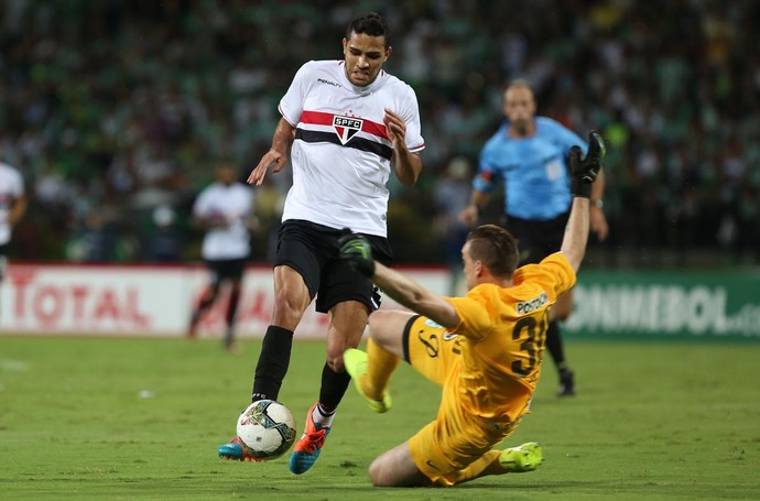 Alan Kardec Atlético Nacional x São Paulo (Foto: Rubens Chiri/saopaulofc.net)