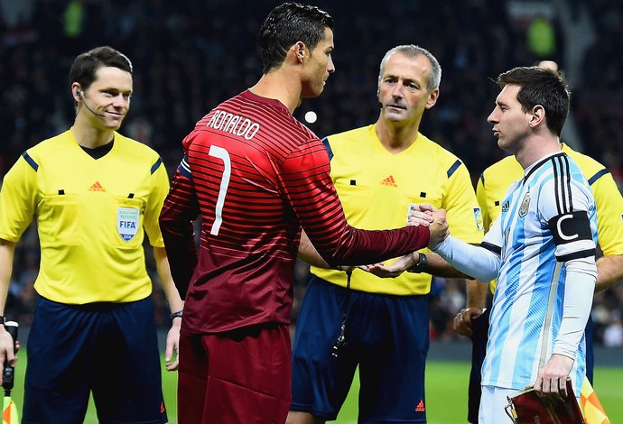 Messi, Argentina X Portugal (Foto: Agência AP )