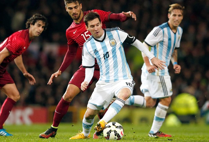 Messi, Argentina X Portugal (Foto: Agência Reutes)