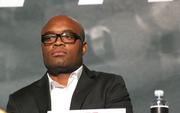 Anderson Silva, Coletiva UFC (Foto: Evelyn Rodrigues)