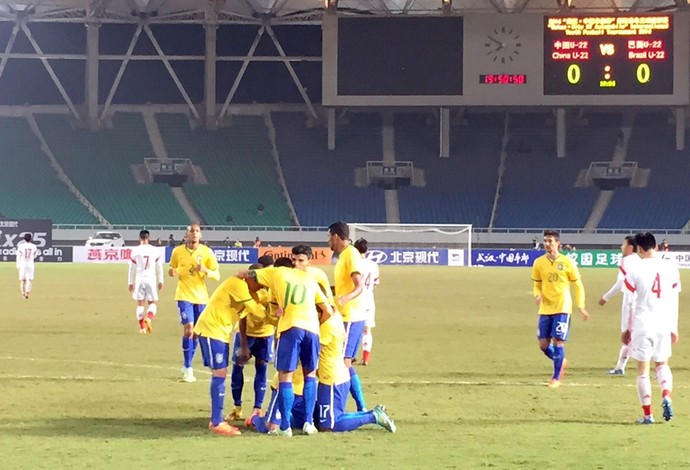 Brasil x China - sub 21 (Foto: Divulgação)