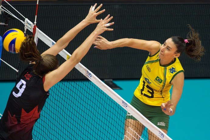 sheilla volei mundial brasil x canada (Foto: Divulgação/FIVB)