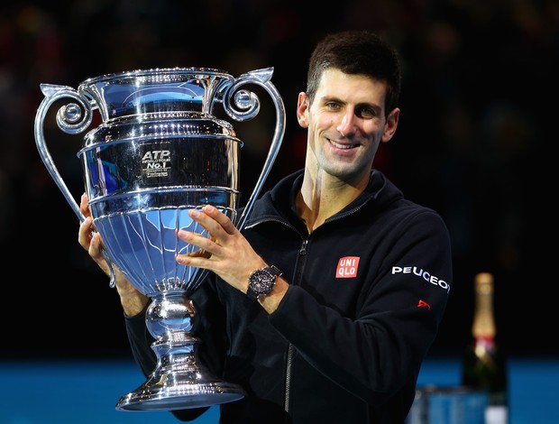 tenis novak djokovic troféu número 1 ranking (Foto: Getty Images)