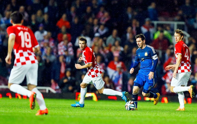 Argentina x Croácia - Messi (Foto: AP)