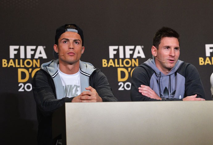 Cristiano Ronaldo messi ribery prêmio bola de ouro 2013 (Foto: Agência Getty Images)