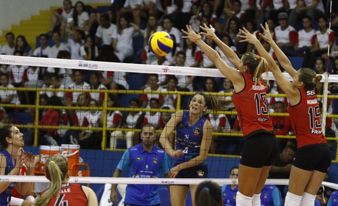 São José Sesi-SP Vôlei Superliga feminina (Foto: Antônio Basílio/ PMSJC)