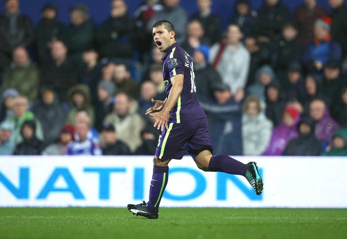 Aguero, Queens Park Rangers  x Manchester City (Foto: Getty Images)