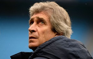 Treino Manchester City Manuel Pellegrini (Foto: REUTERS)