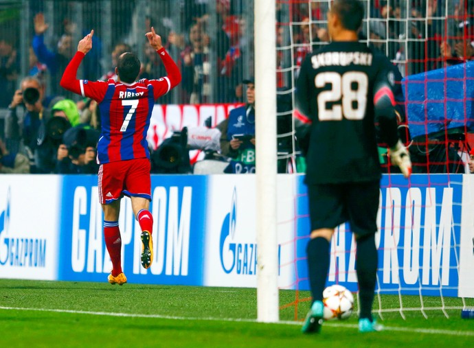 bayern de munique x roma - Ribéry (Foto: Reuters)