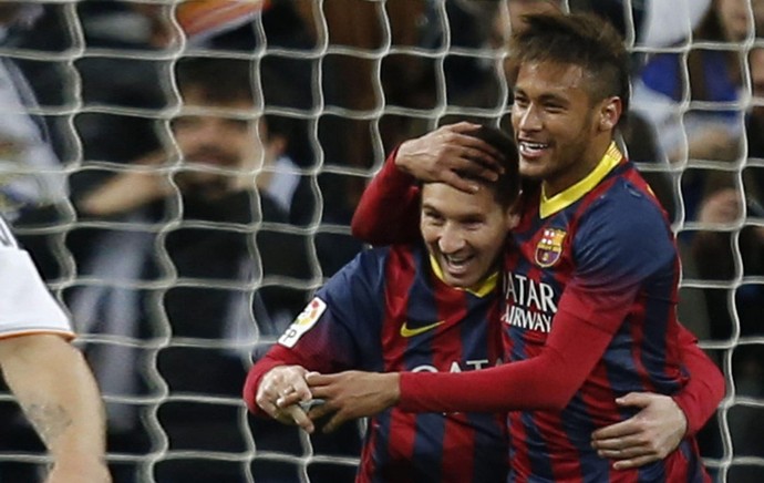 messi neymar barcelona x real madrid (Foto: EFE)