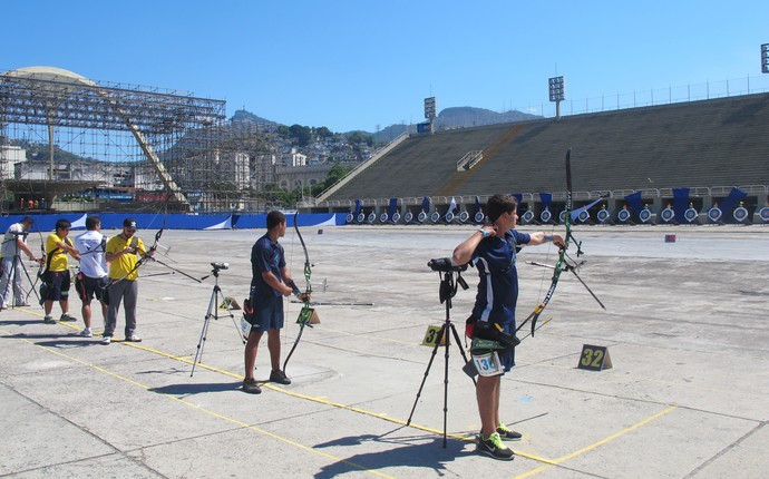 abertura de tiro com arco (Foto: Thiago Quintella)