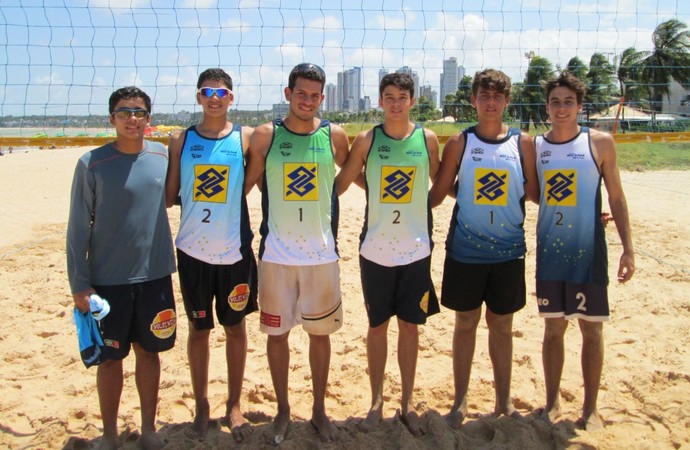 Circuito Paraibano de vôlei de praia, sub-19 (Foto: Divulgação / FPV)