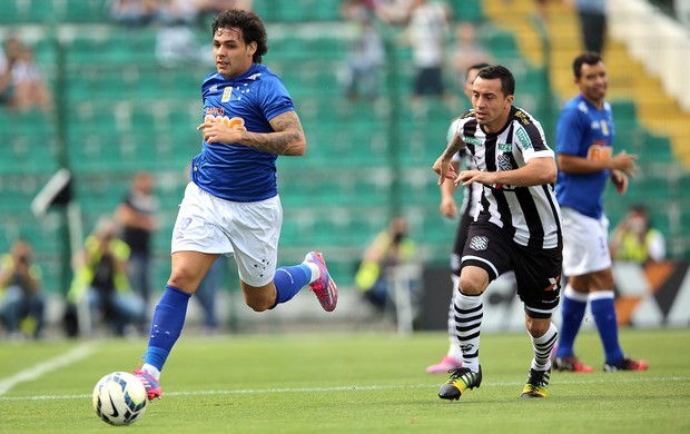 Ricardo Goulart e Roberto Cereceda, Figueirense x Cruzeiro  (Foto: Getty Images)