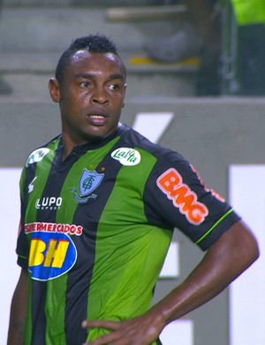 Obina, atacante do América-MG (Foto: Reprodução/Premiere FC)