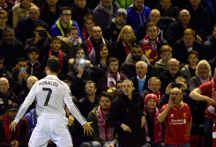 Liverpool x Real Madrid - Cristiano Ronaldo comemora gol (Foto: AFP)