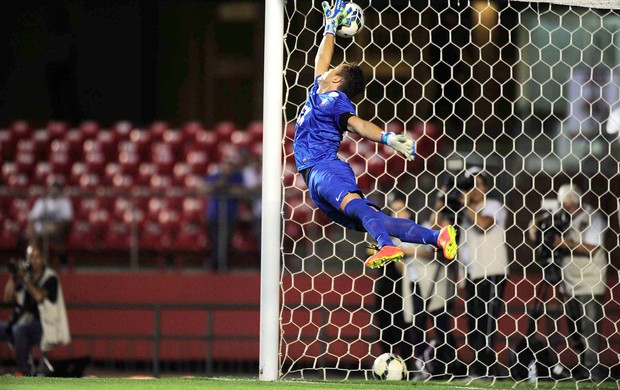 Marcelo Lomba, São Paulo X Bahia (Foto: Marcos Ribolli)