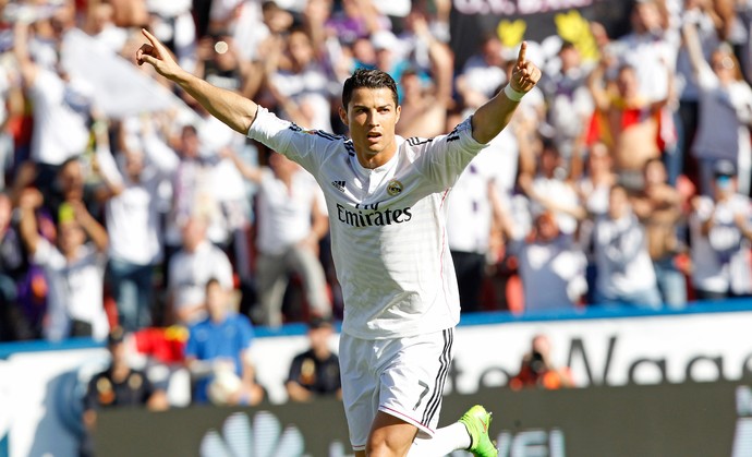 cristiano ronaldo real madrid x levante (Foto: AP)