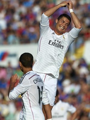 cristiano ronaldo real madrid x levante (Foto: Getty Images)