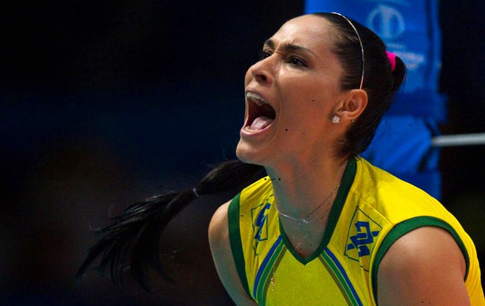 Brasil x Itália vôlei feminino Jaqueline (Foto: Reprodução / Twitter)