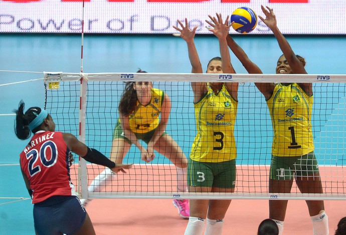 Brasil x República Dominicana, Mundial Feminino (Foto: Divulgação / FIVB)