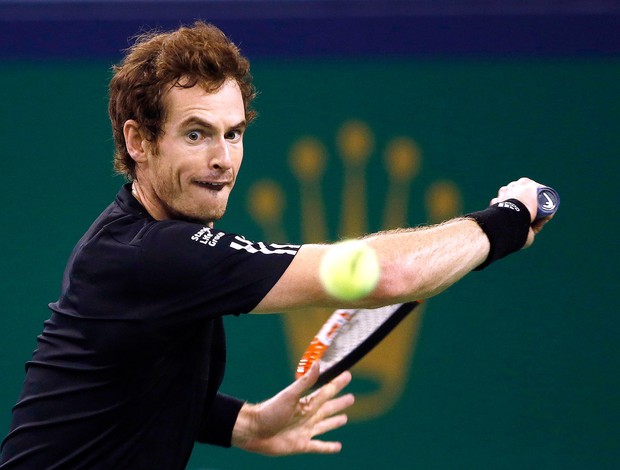 Andy Murray no Masters 1.000 de Xangai, na China. (Foto: Reuters)