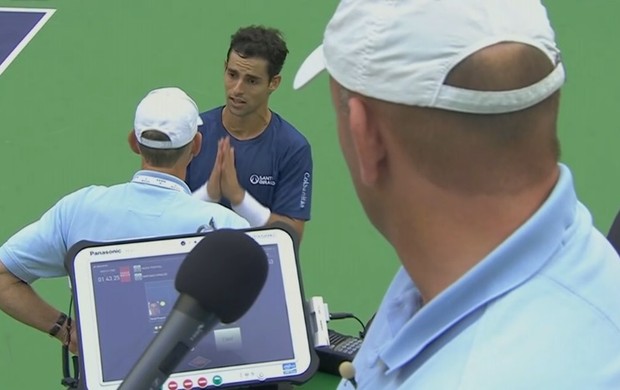 Santiago Giraldo Masters 1000 Xangai (Foto: Reprodução SporTV)