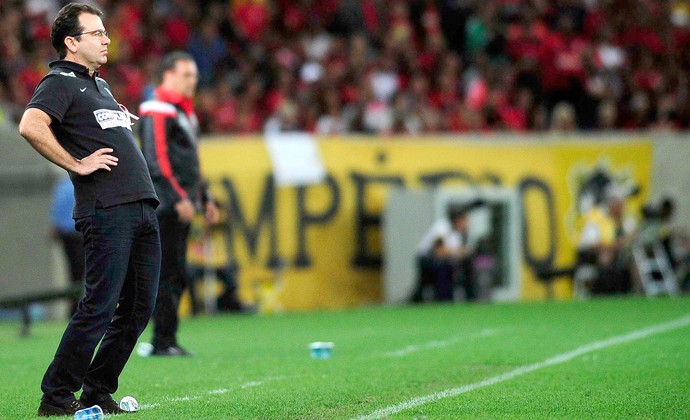 Enderson Moreira, Flamengo X Santos (Foto: Dhavid Normando / Agência estado)