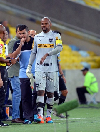 Botafogo x Santos - Jefferson (Foto: André Durão)