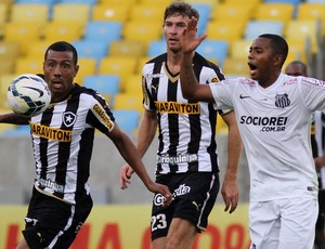 robinho botafogo x santos (Foto: Satiro Sodré/SS Press)