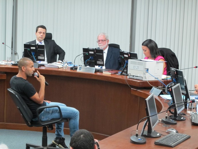 Emerson Sheik Botafogo julgamento (Foto: Gustavo Rotstein)