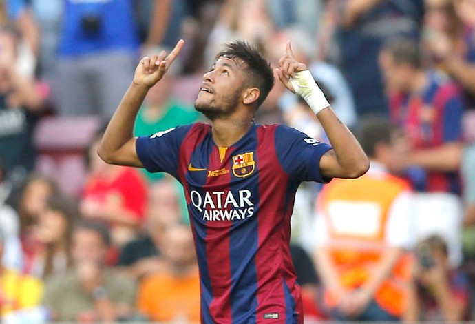 Neymar, Barcelona x Granada (Foto: AP)