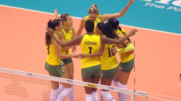  Brasil x Sérvia vôlei feminino (Foto: Divulgação/FIVB)