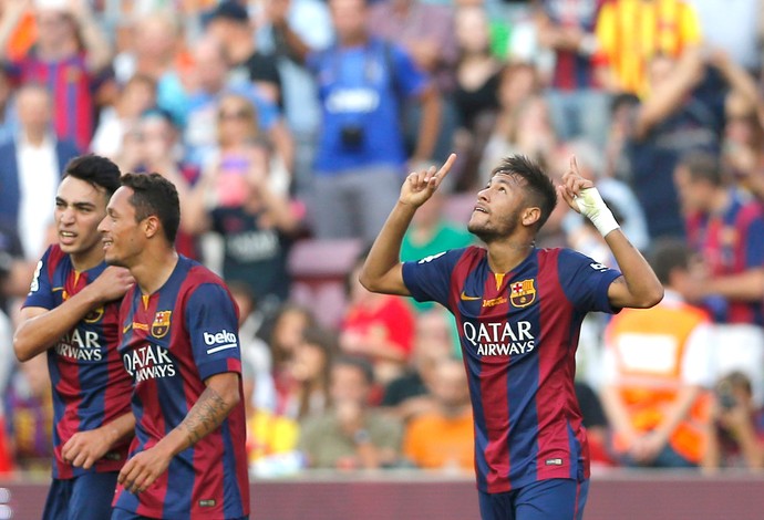 Neymar, Barcelona x Granada (Foto: AP)