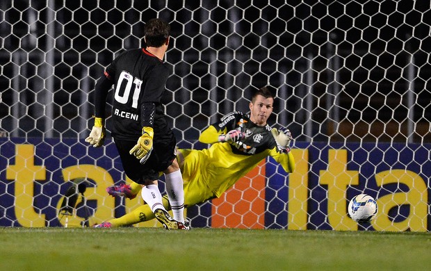 Rogério Ceni e Paulo Victor Flamengo x São Paulo (Foto: Mauro Horita / Ag. Estado)