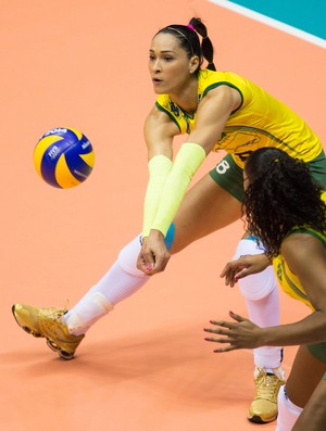 jaqueline volei mundial brasil x canada (Foto: Divulgação/FIVB)