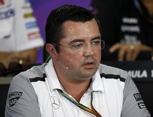 Eric Boullier após o GP da Hungria 25/7/2014 (Foto: Getty Images)