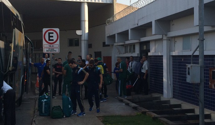 Embarque Palmeiras (Foto: Marcelo Hazan)