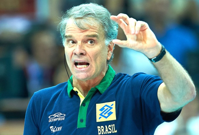 Bernardinho, França X Brasil - mundial de vôlei (Foto: Divulgação / FIVB)