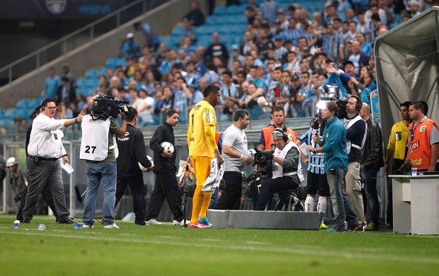 Aranha, Grêmio X Santos - Arena Grêmio (Foto: Marcos Ribolli)