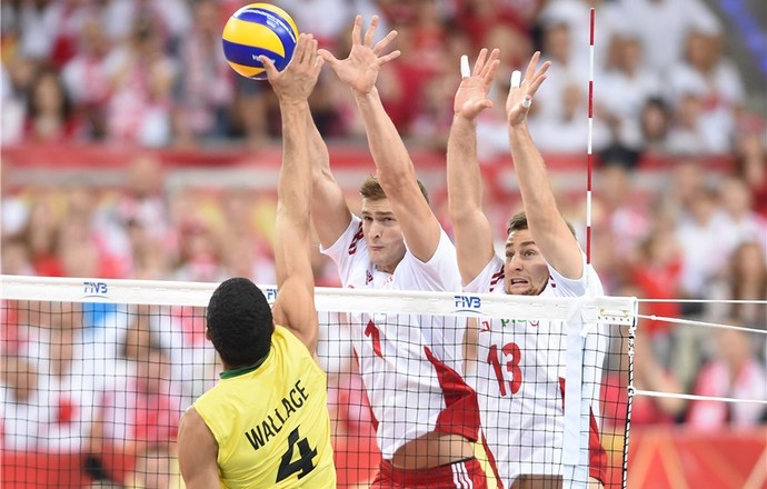 Brasil x Polônia Mundial masculino vôlei (Foto: Divulgação/FIBV)