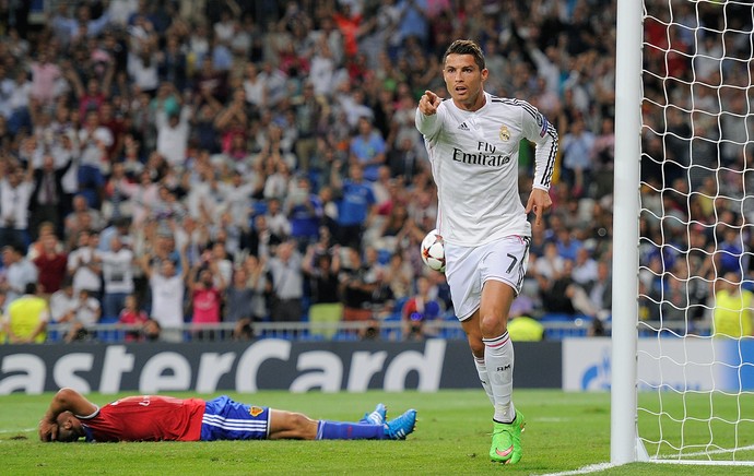 Real Madrid x Basel - Cristiano Ronaldo em campo (Foto: Getty Images)