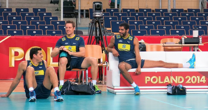 Mundial de vôlei - treino Brasil (Foto: Danielle Rocha)