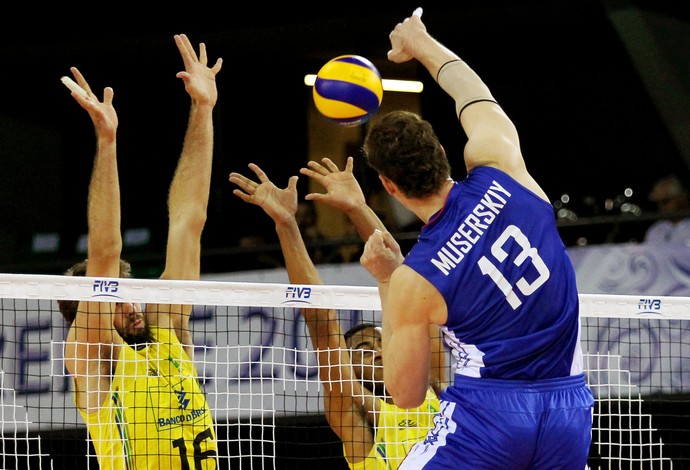 Lucão e Muserskiy vôlei (Foto: Getty Images)