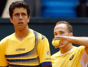 Copa Davis - Brasil x Espanha - Marcelo Melo dupla (Foto: Vipcomm)