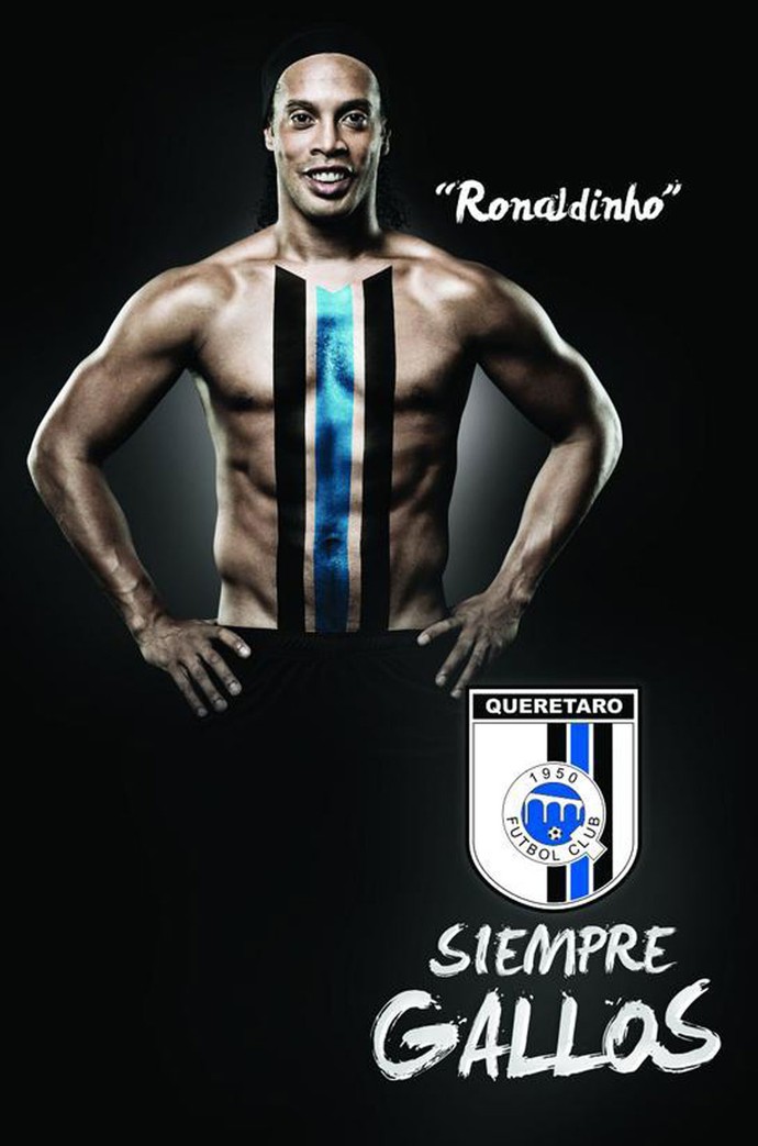 Ronaldinho Gaúcho Querétaro (Foto: Reprodução/ Twitter)