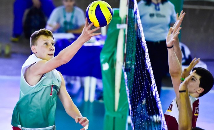 Jogos Escolares vôlei (Foto: Alexandre Loureiro/Inovafoto/COB)