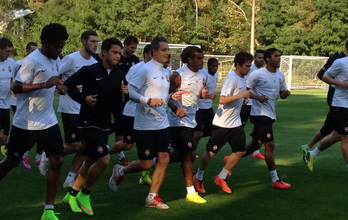 Treino Shakhtar donetsk (Foto: Felipe Rocha)